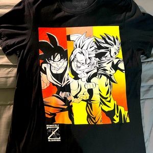 Dragon Ball Z “Goku Transformations” Black Short Sleeve Tee
